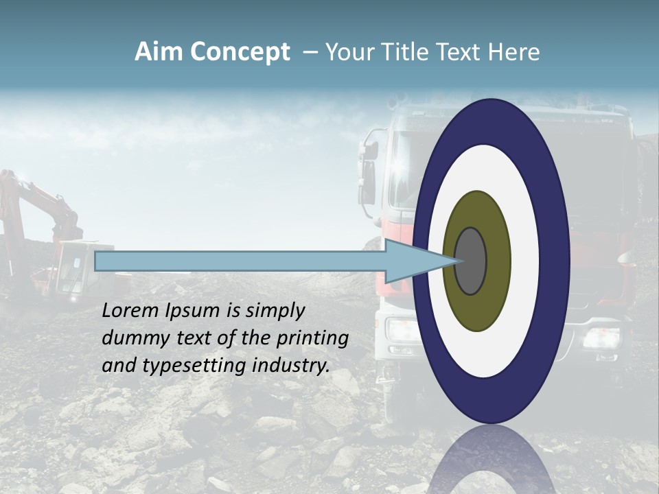 Vision Heat Hill PowerPoint Template