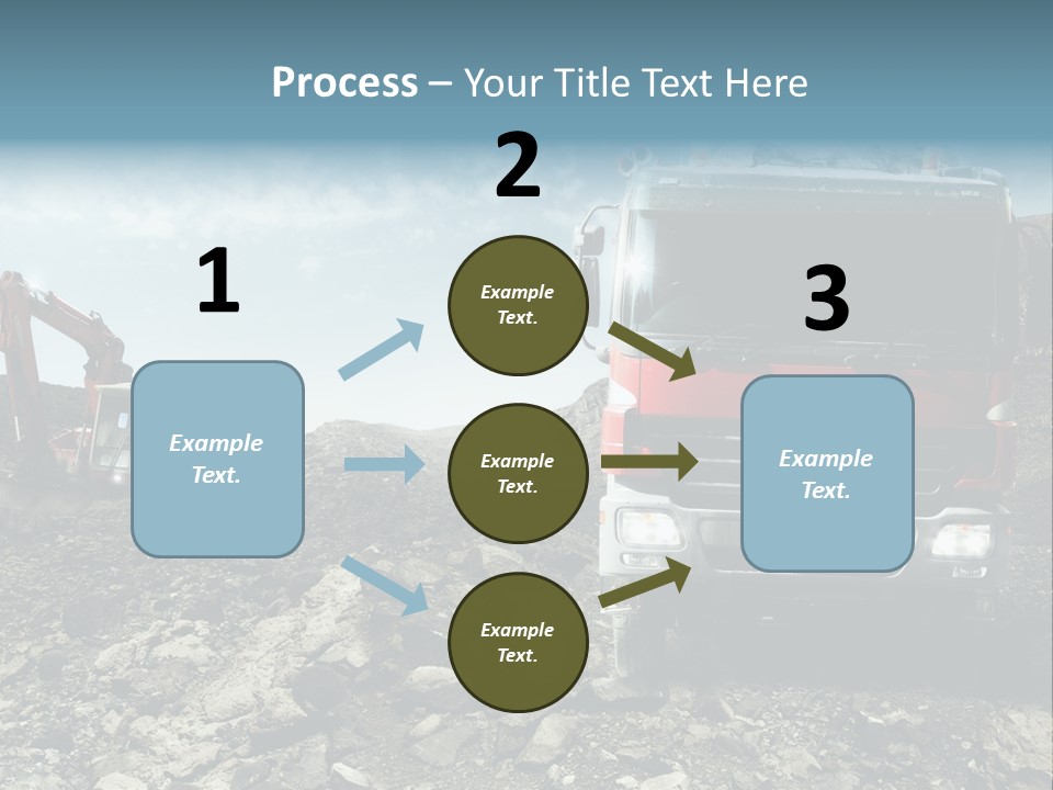 Vision Heat Hill PowerPoint Template
