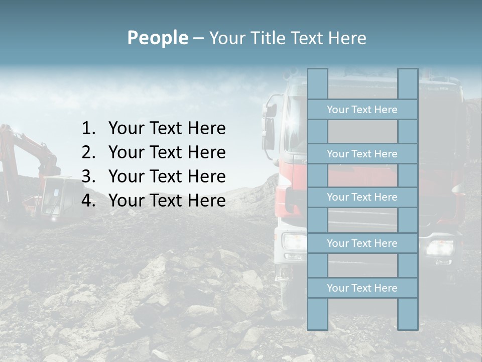 Vision Heat Hill PowerPoint Template