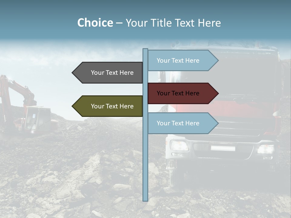 Vision Heat Hill PowerPoint Template