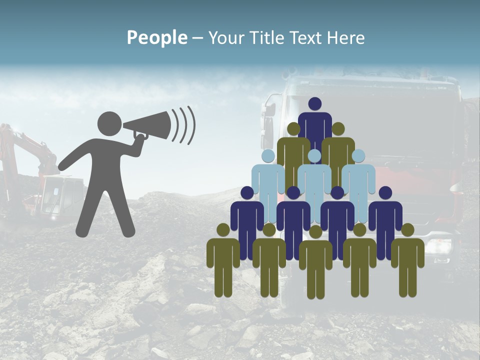 Vision Heat Hill PowerPoint Template