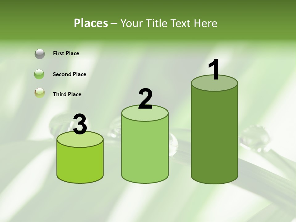 Harmony Dew Drop Environment PowerPoint Template