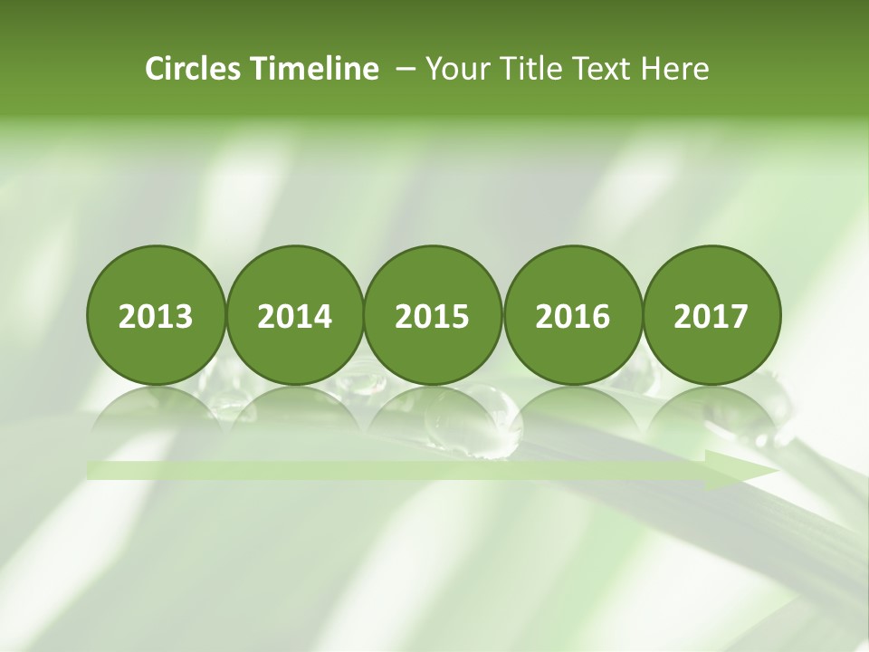 Harmony Dew Drop Environment PowerPoint Template