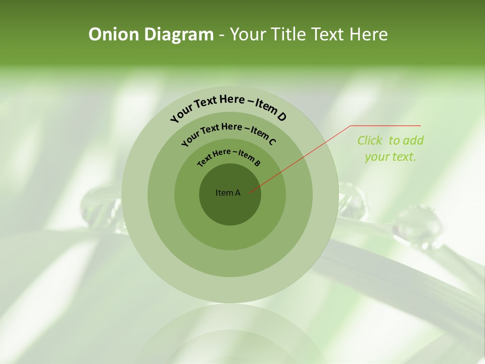 Harmony Dew Drop Environment PowerPoint Template