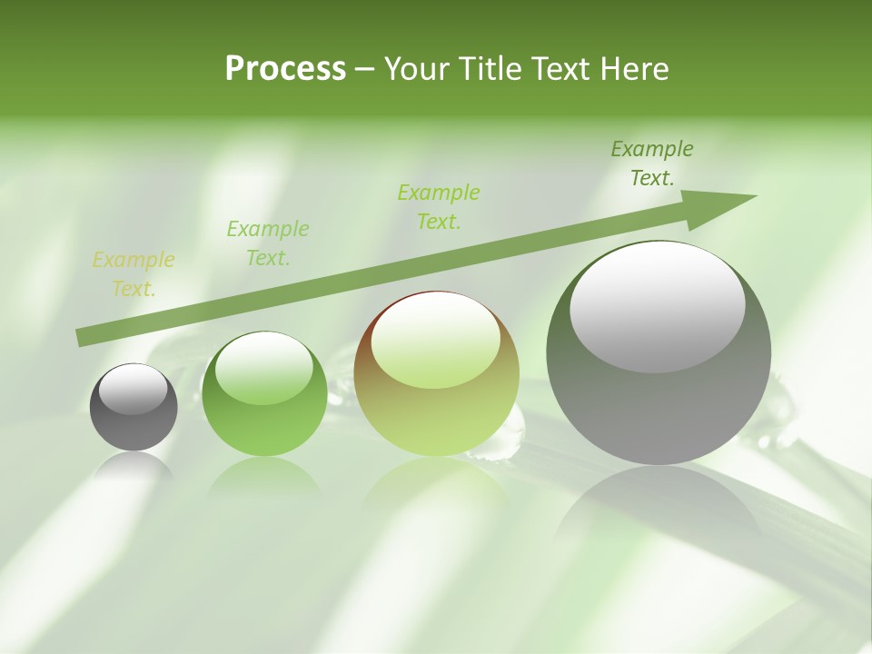 Harmony Dew Drop Environment PowerPoint Template