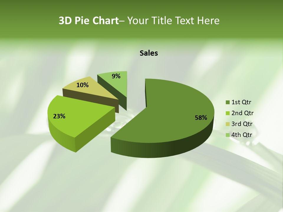 Harmony Dew Drop Environment PowerPoint Template