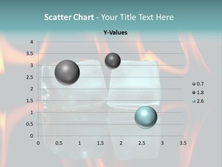 Burn Cold Flame PowerPoint Template