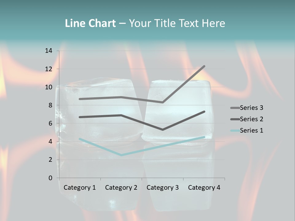 Burn Cold Flame PowerPoint Template
