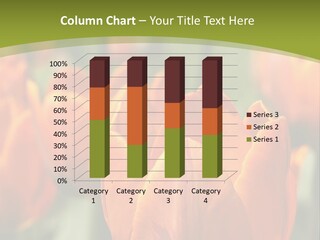 Orange Background Garden PowerPoint Template