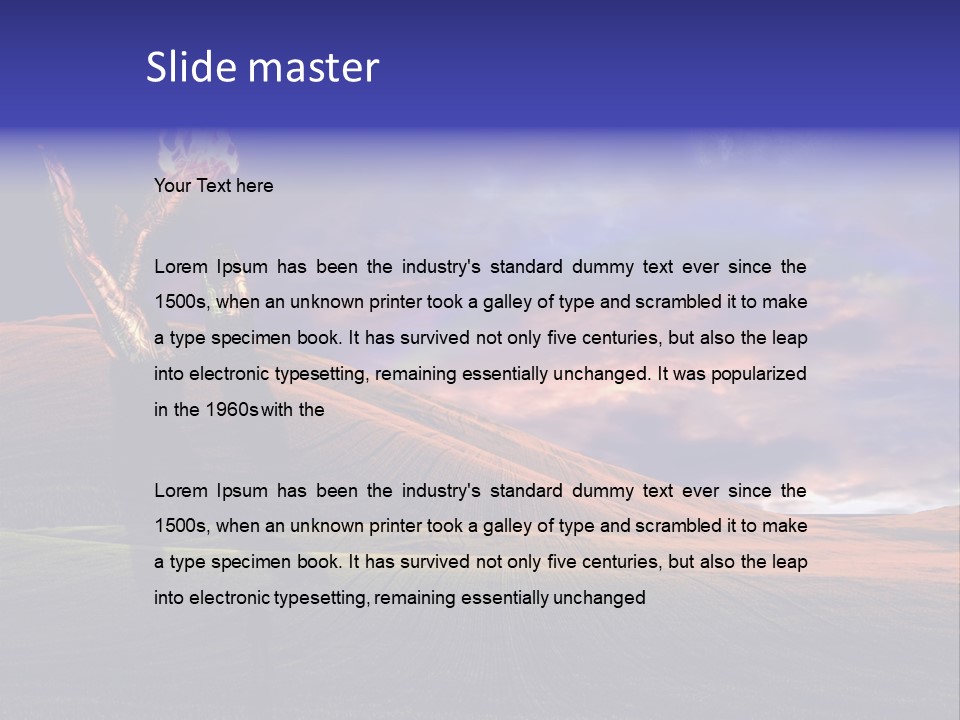 Isolated Mayflower Botanical PowerPoint Template