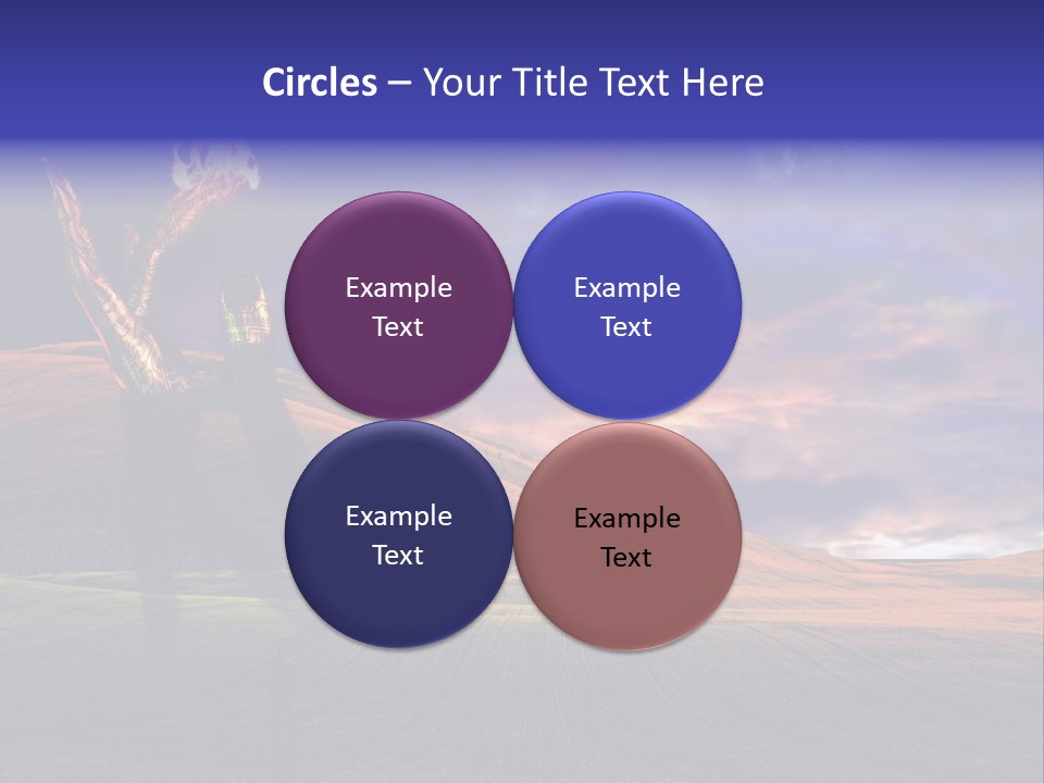 Isolated Mayflower Botanical PowerPoint Template