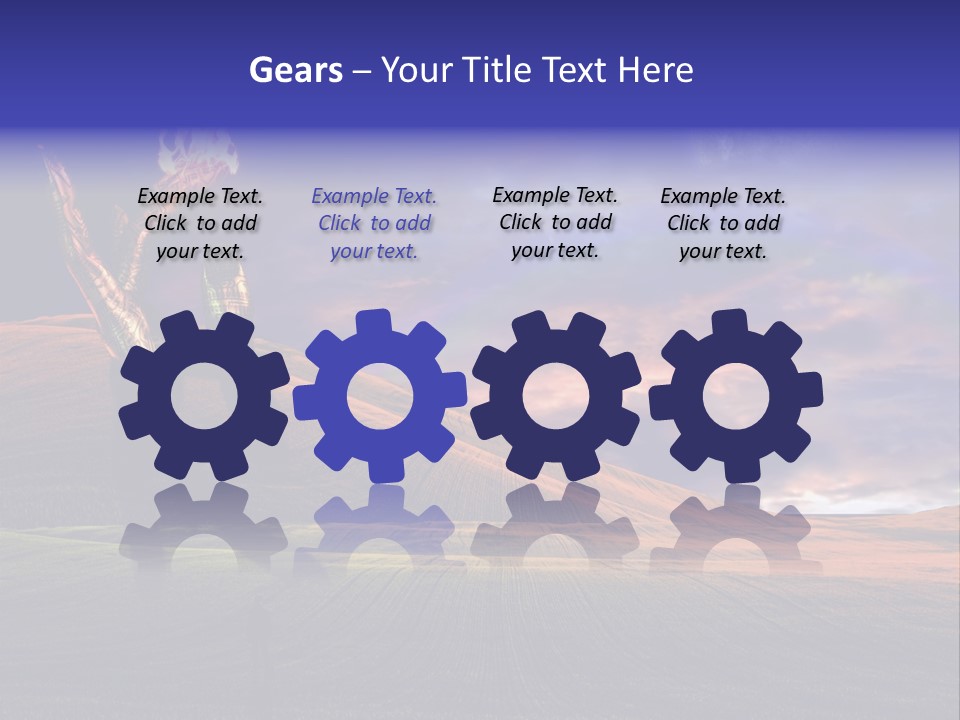 Isolated Mayflower Botanical PowerPoint Template