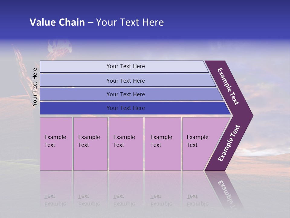 Isolated Mayflower Botanical PowerPoint Template