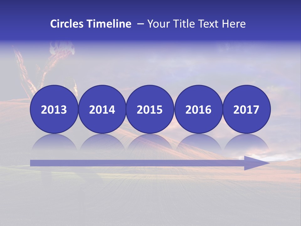 Isolated Mayflower Botanical PowerPoint Template