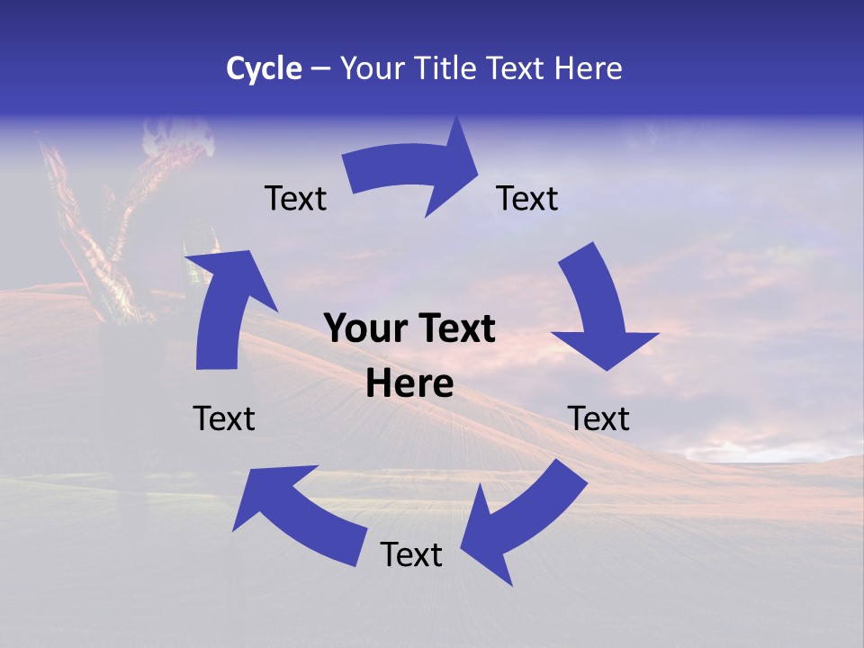 Isolated Mayflower Botanical PowerPoint Template