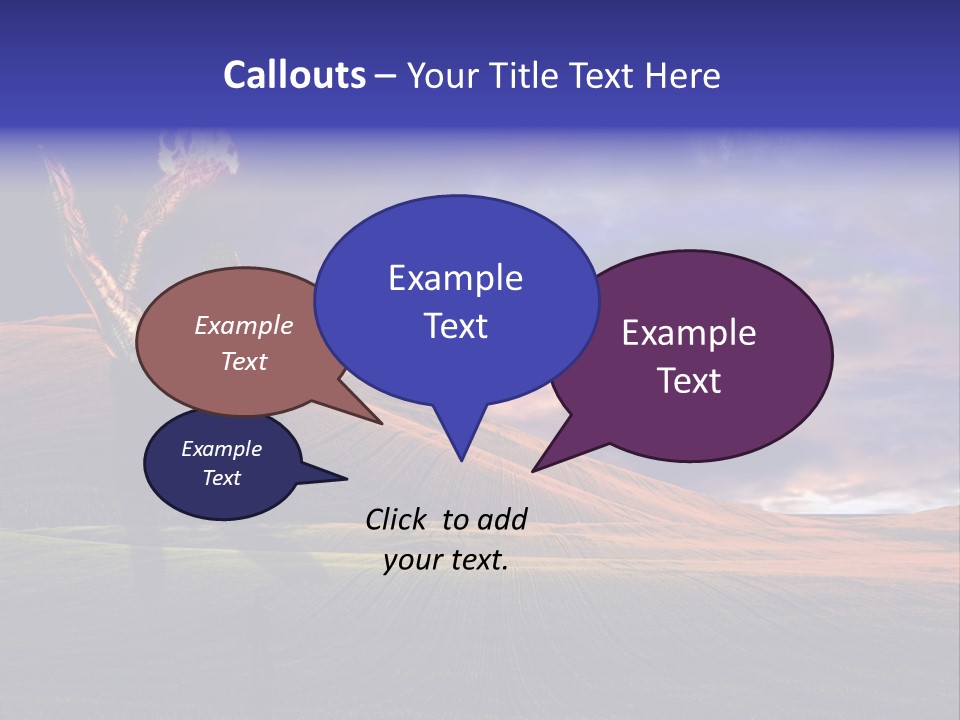 Isolated Mayflower Botanical PowerPoint Template