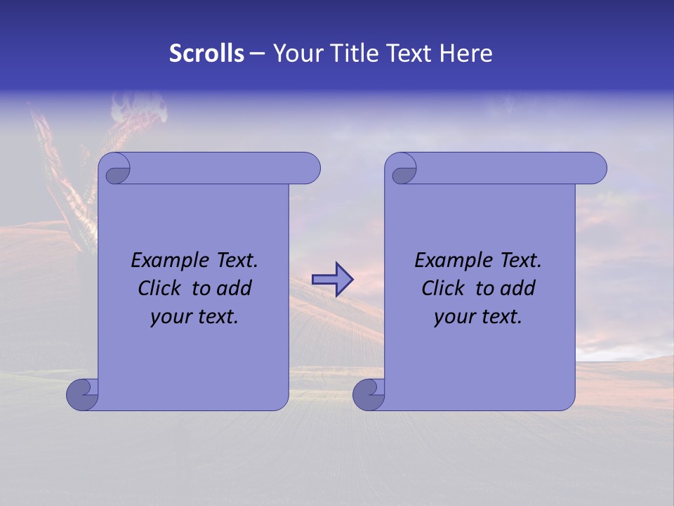 Isolated Mayflower Botanical PowerPoint Template
