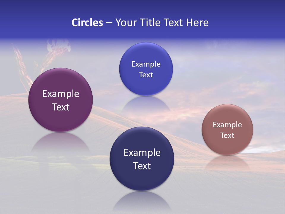 Isolated Mayflower Botanical PowerPoint Template