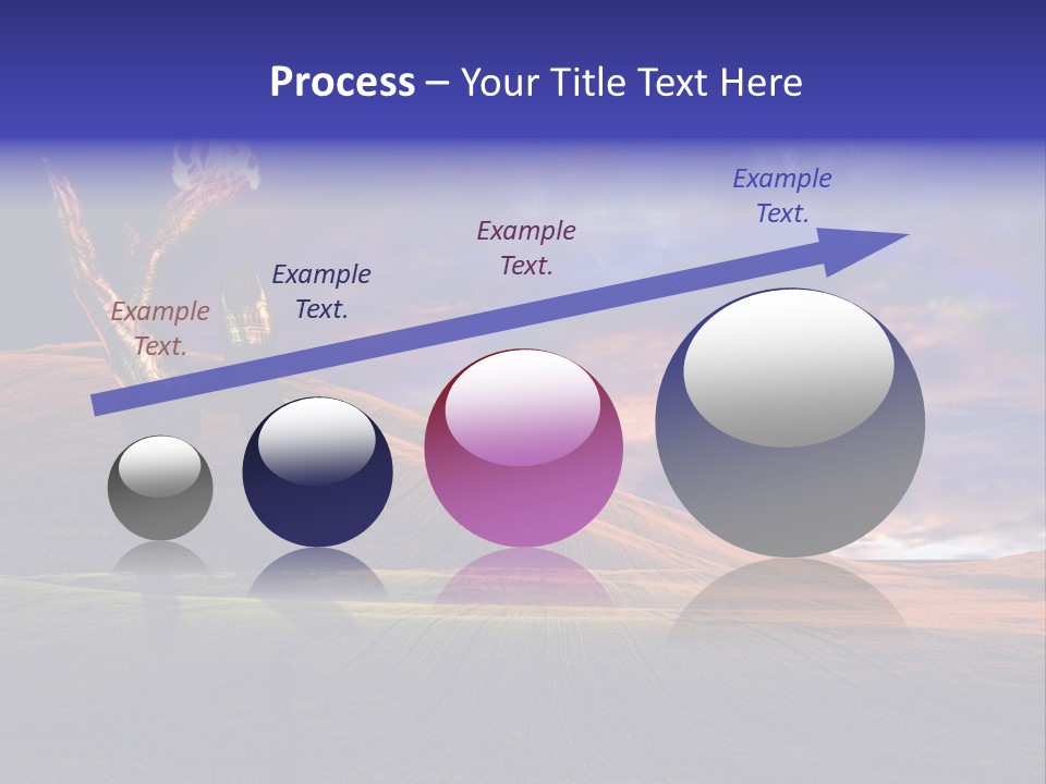 Isolated Mayflower Botanical PowerPoint Template