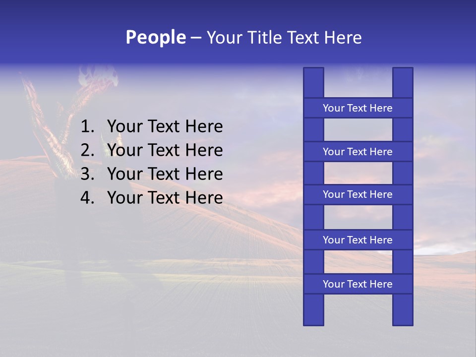 Isolated Mayflower Botanical PowerPoint Template