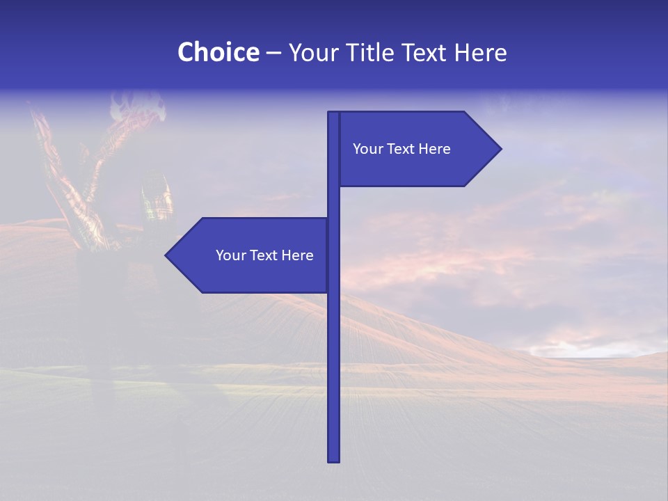 Isolated Mayflower Botanical PowerPoint Template