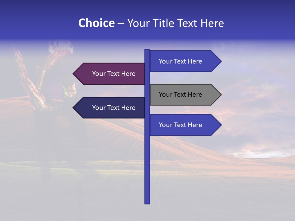 Isolated Mayflower Botanical PowerPoint Template