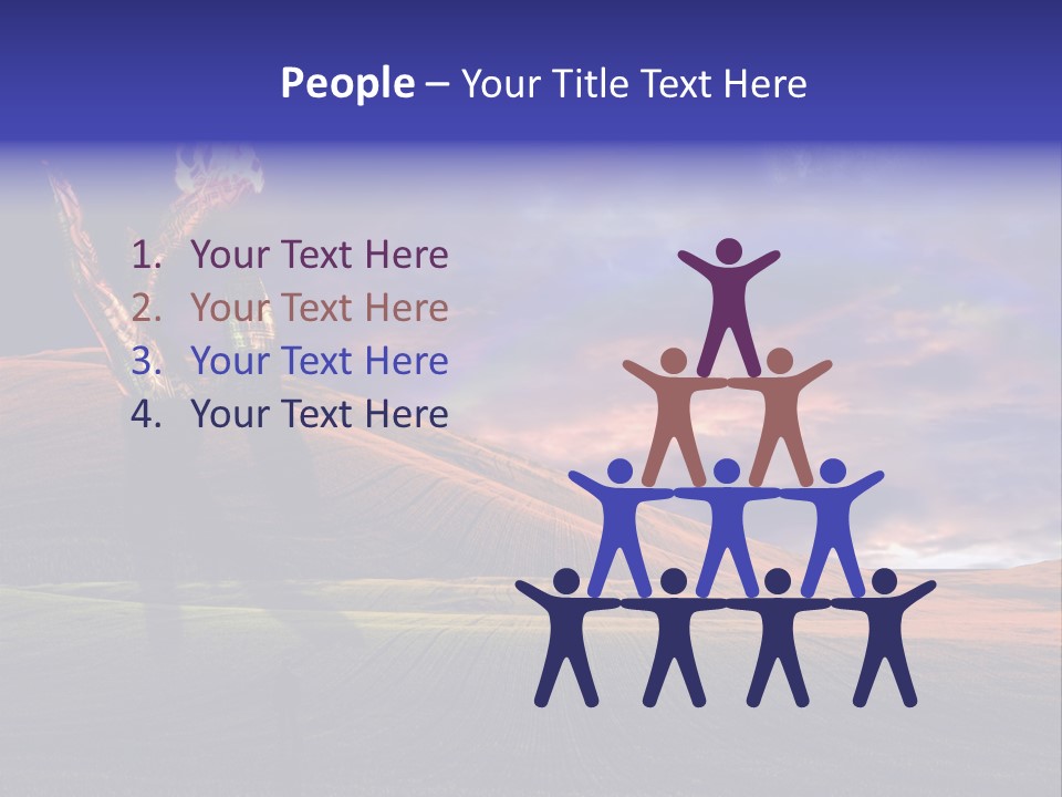 Isolated Mayflower Botanical PowerPoint Template