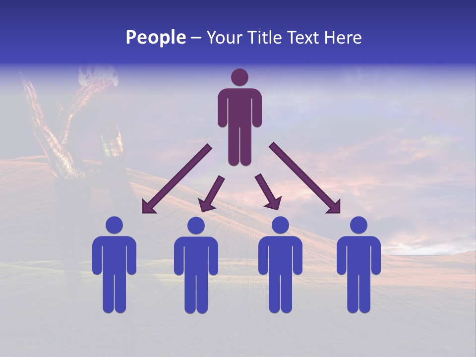 Isolated Mayflower Botanical PowerPoint Template