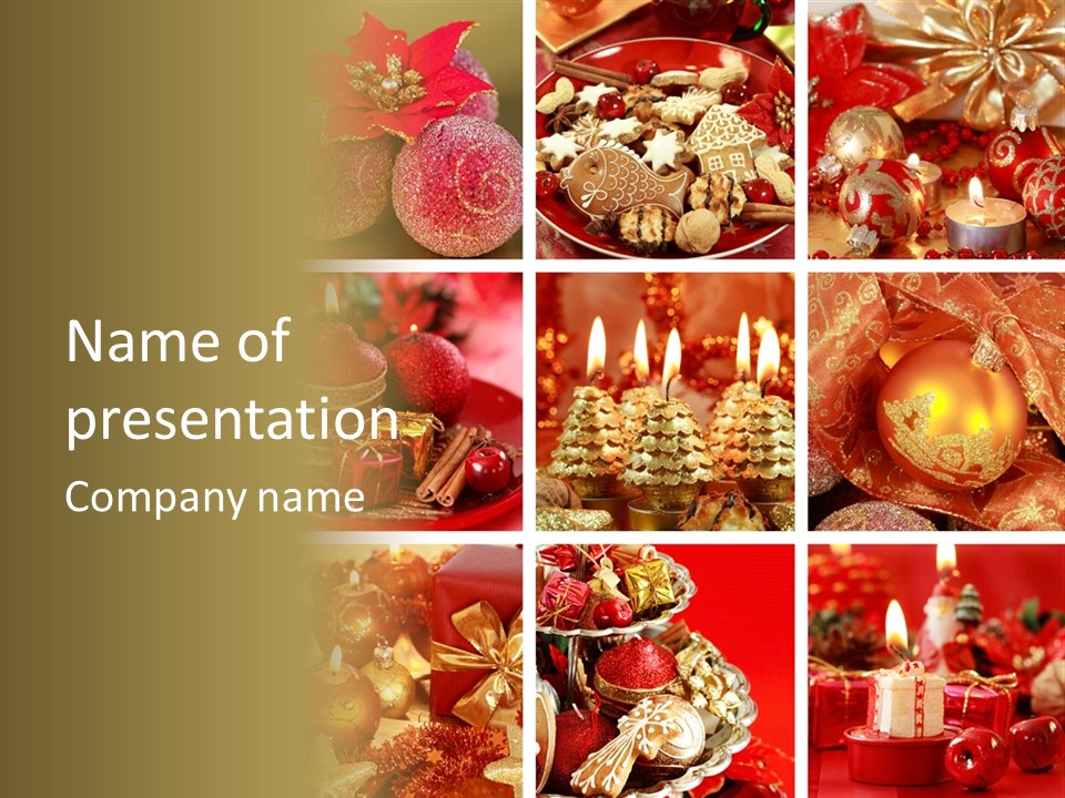 Collage Tasty Still PowerPoint Template