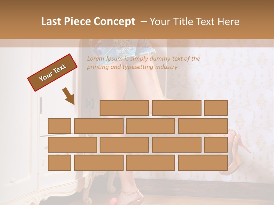 Interesting Cloth Choice PowerPoint Template