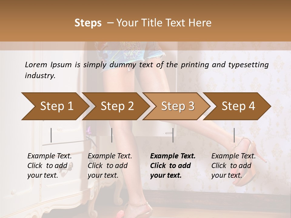 Interesting Cloth Choice PowerPoint Template