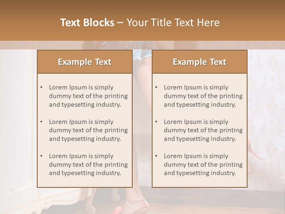 Interesting Cloth Choice PowerPoint Template
