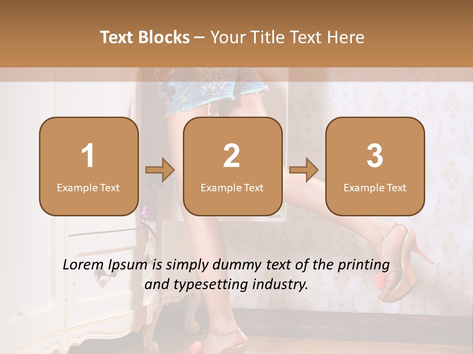 Interesting Cloth Choice PowerPoint Template