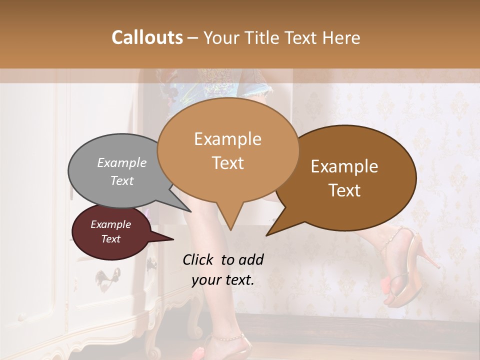 Interesting Cloth Choice PowerPoint Template