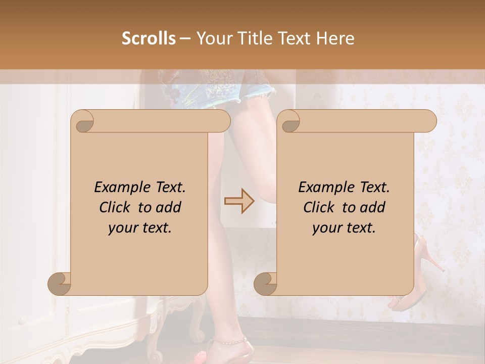 Interesting Cloth Choice PowerPoint Template