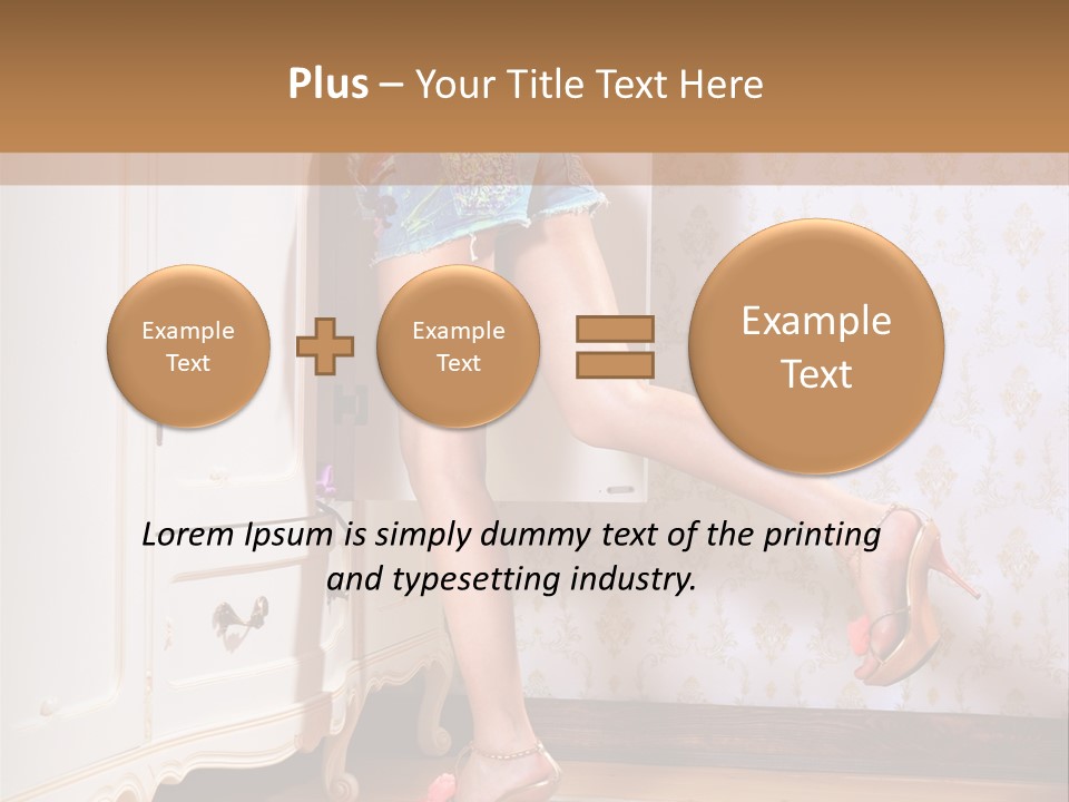 Interesting Cloth Choice PowerPoint Template