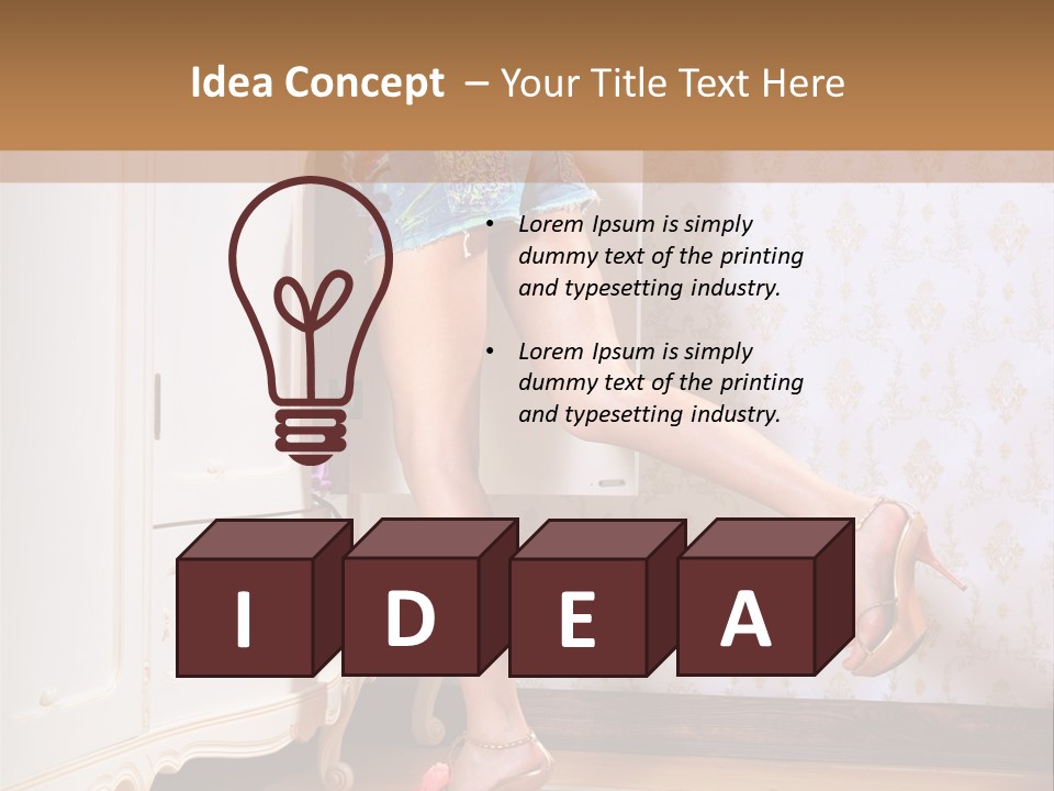 Interesting Cloth Choice PowerPoint Template