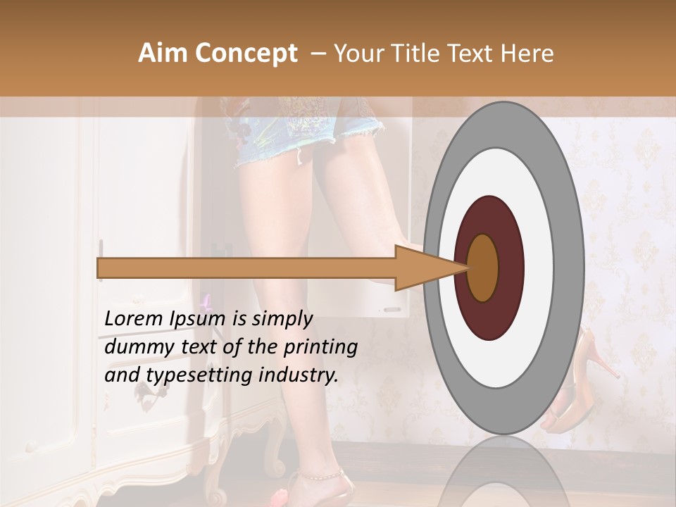 Interesting Cloth Choice PowerPoint Template