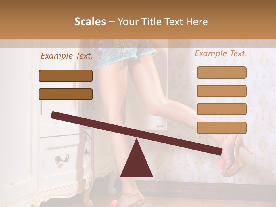 Interesting Cloth Choice PowerPoint Template