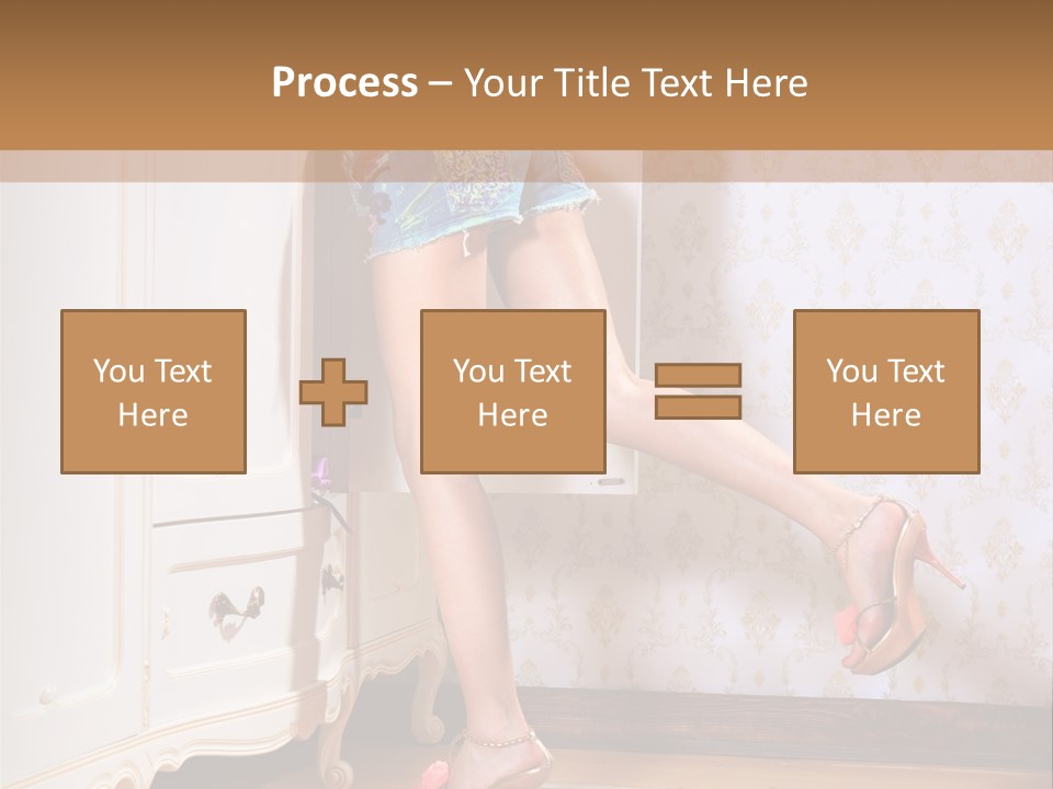 Interesting Cloth Choice PowerPoint Template