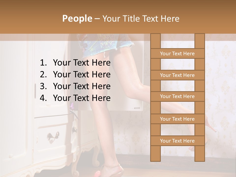 Interesting Cloth Choice PowerPoint Template