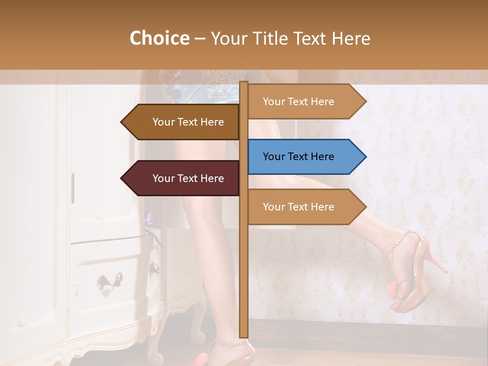 Interesting Cloth Choice PowerPoint Template