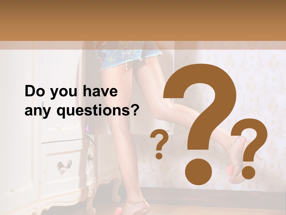 Interesting Cloth Choice PowerPoint Template