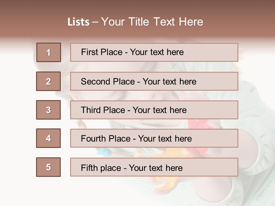 Baby Entertainment Creative PowerPoint Template