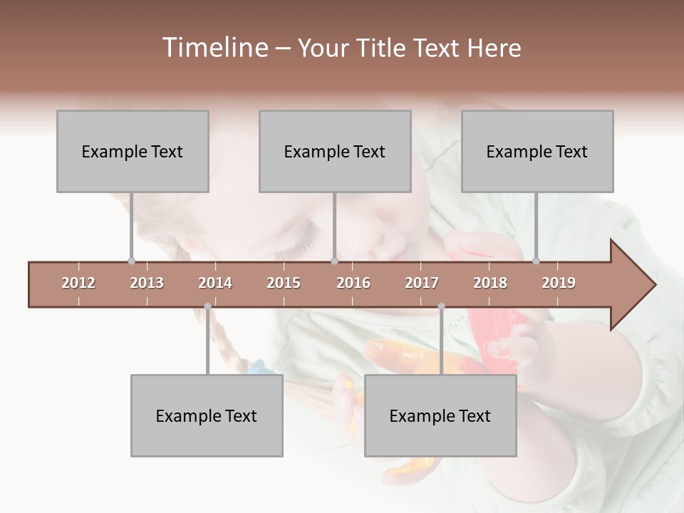 Baby Entertainment Creative PowerPoint Template