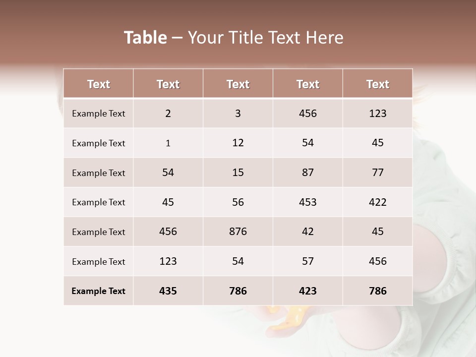 Baby Entertainment Creative PowerPoint Template