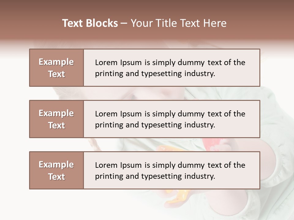 Baby Entertainment Creative PowerPoint Template