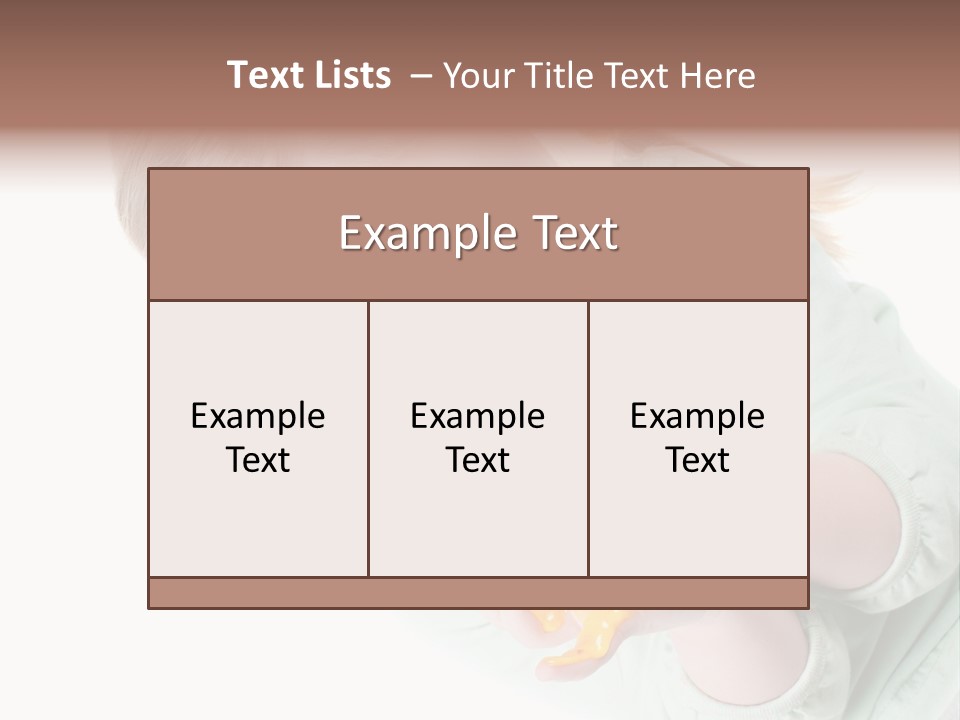 Baby Entertainment Creative PowerPoint Template