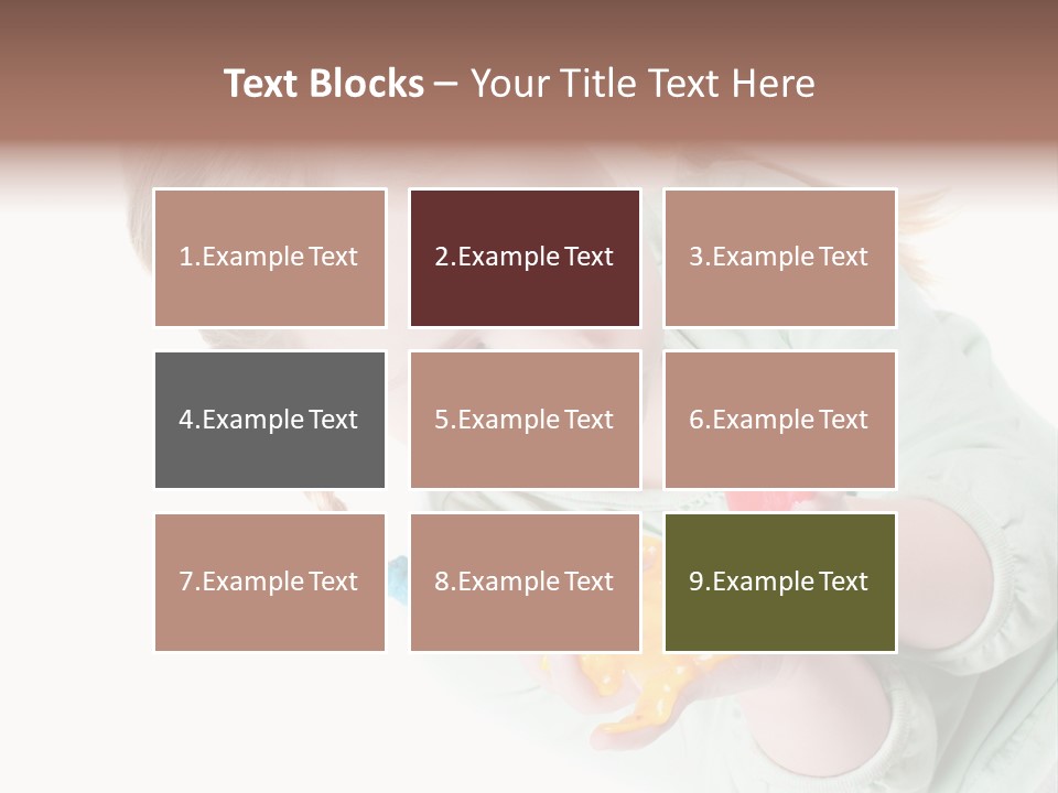 Baby Entertainment Creative PowerPoint Template