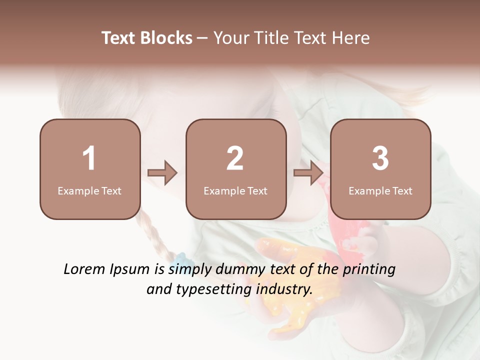 Baby Entertainment Creative PowerPoint Template